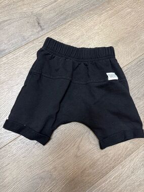 Soft & Tumble Black Kids Shorts by